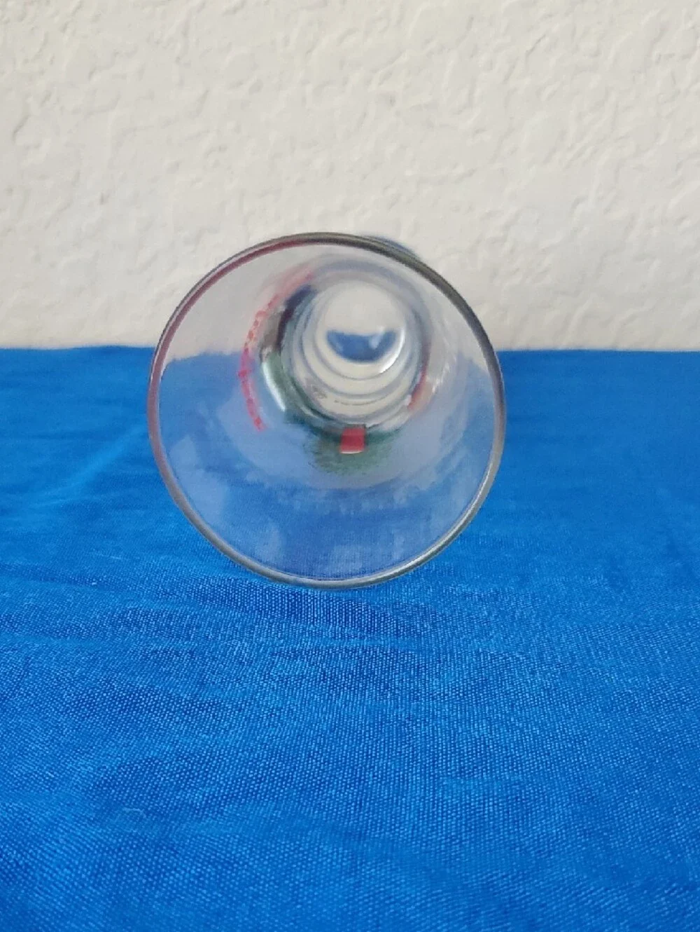 VTG 1991 Budweiser Pilsner Glass with Red Clydesdales Graphic